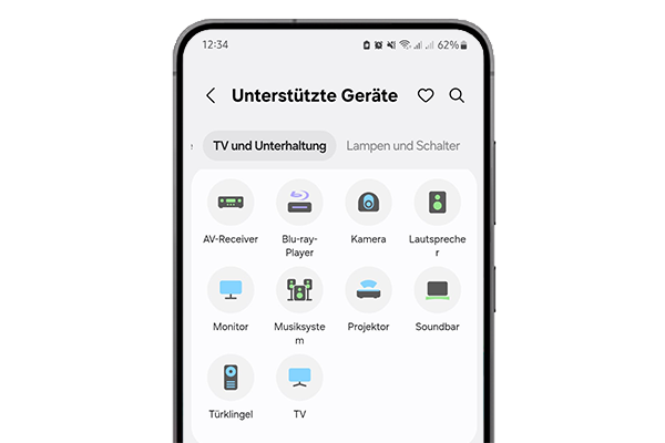 MTF Shop Samsung Klimaanlage Wärmepumpe Österreich | Übersicht der unterstützten Smart-Home-Geräte von TV über Soundbars bis hin zur Klimaanlage, die nahtlos in das Samsung SmartThings Ökosystem integriert werden.
