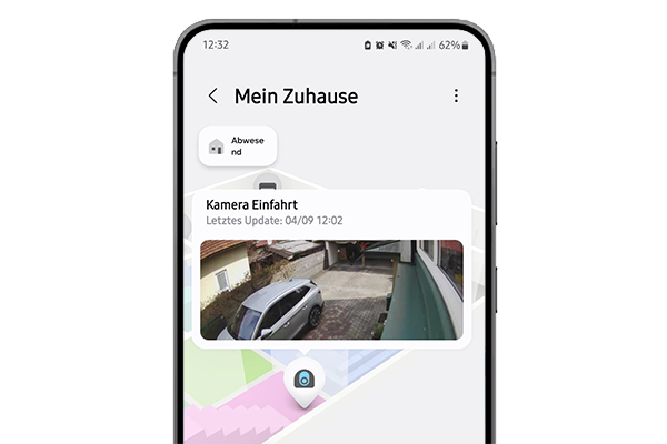 MTF Shop Samsung Klimaanlage Wärmepumpe Österreich | Integration von Ring Sicherheitskameras in die SmartThings App zur Überwachung der Einfahrt kombiniert mit der intelligenten Steuerung Ihrer Samsung Klimasysteme.